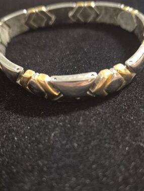 Two-Tone Silver and Gold Women's Bracelet
